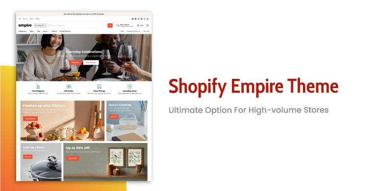 Empire Theme - Industrial - Ecommerce Website Template