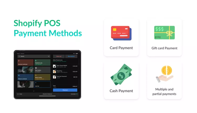 Shopify POS payment methods