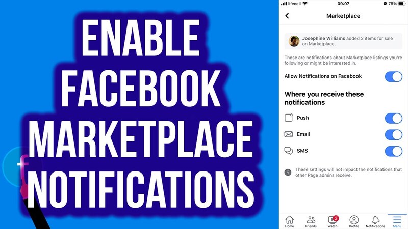Enable Facebook Marketplace