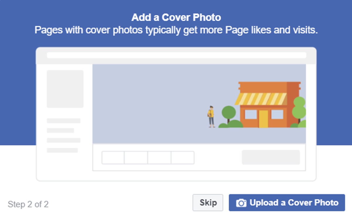 Upload a cover photo of your business