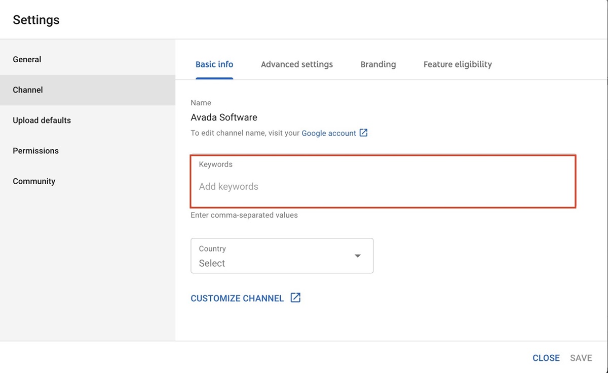 How To Edit  Channel Settings 