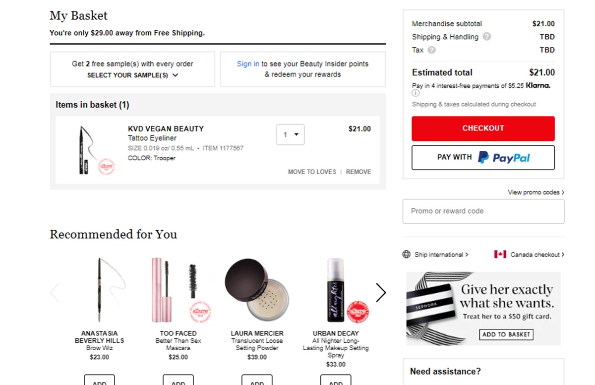 See how beautifully Sephora does it