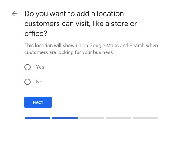 Choose whether or not to add a location to Google Map