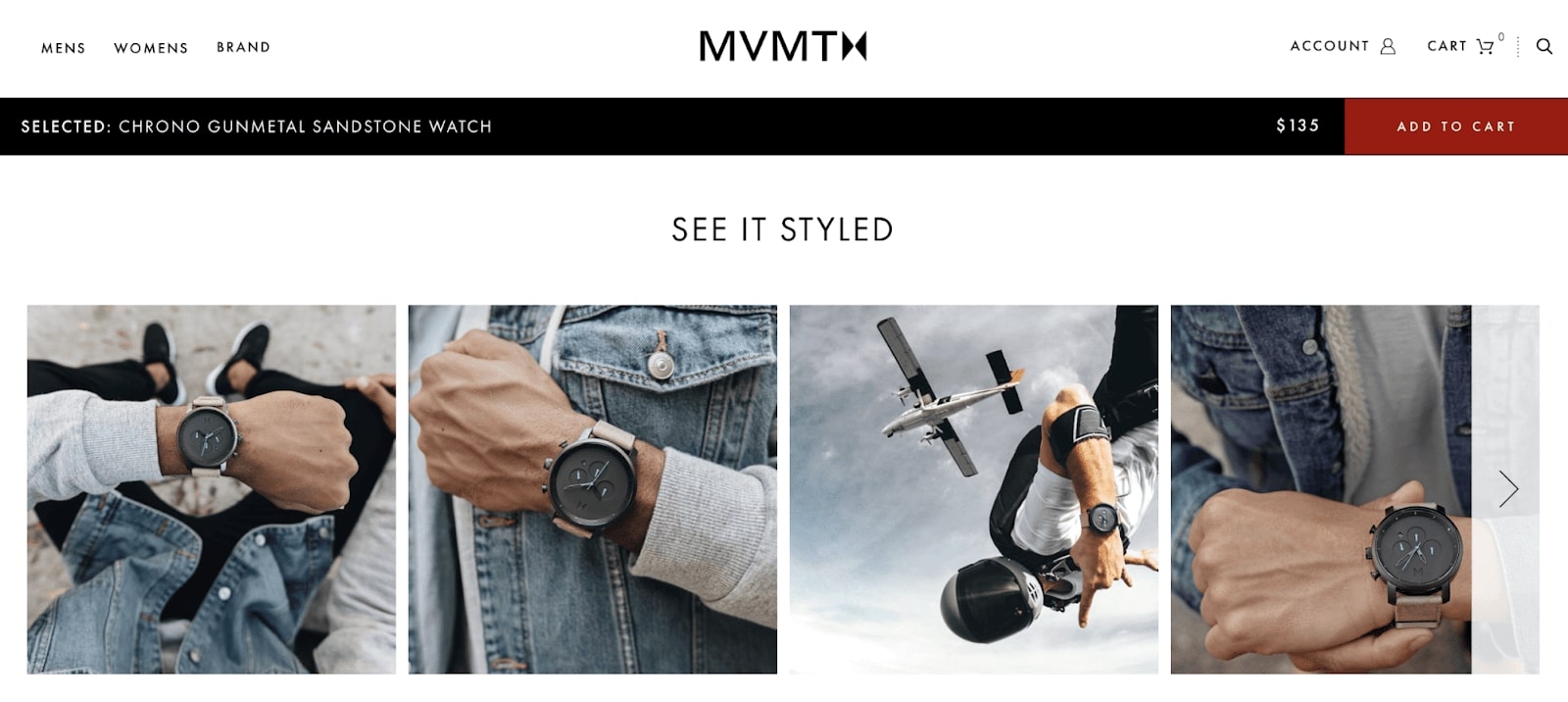 MVMT’s website