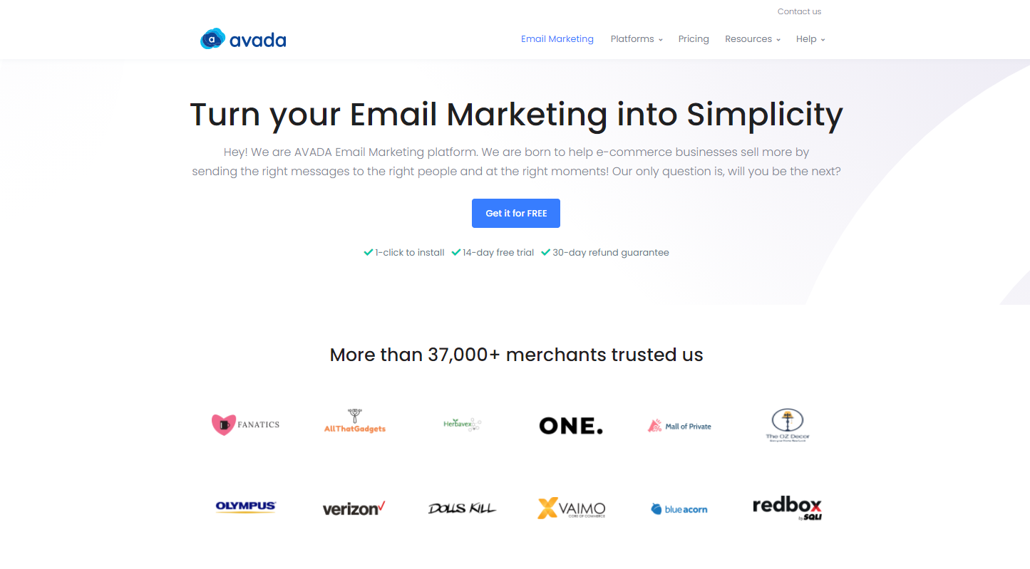 AVADA Marketing Automation