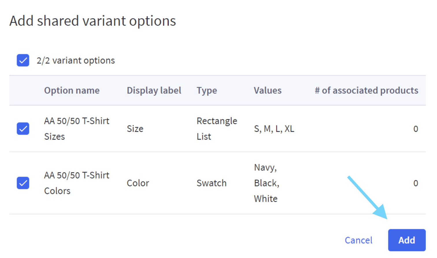 Custom Jersey – Variant Option Product Options