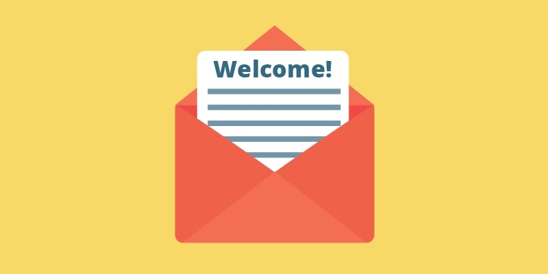 What is a welcome email series?
