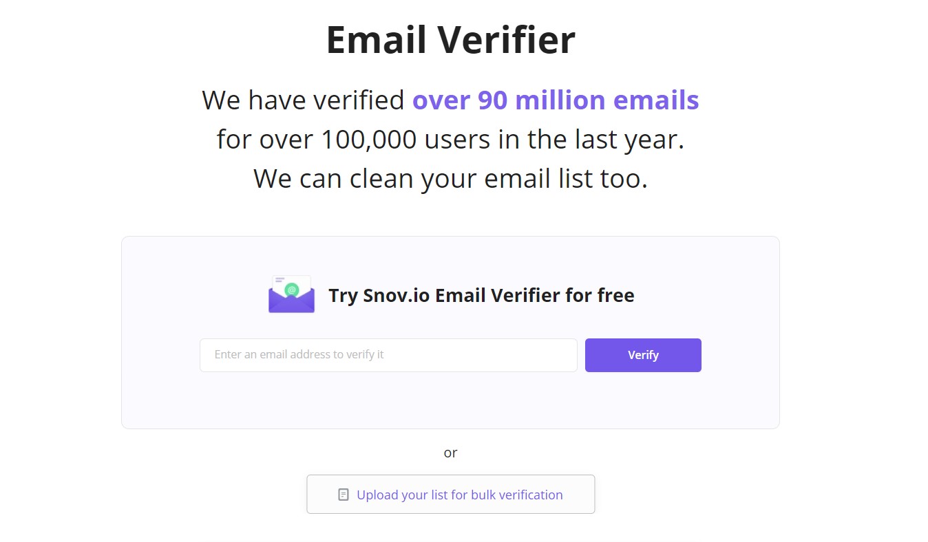 Email Verifier by Snov.io