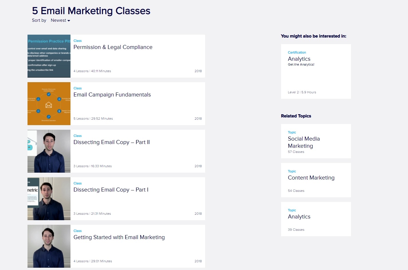 Email Campaign Fundamentals from Online Marketing Institute