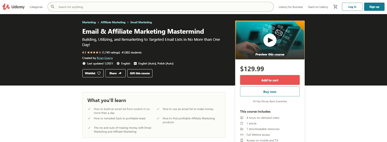 Email & Affiliate Marketing Mastermind