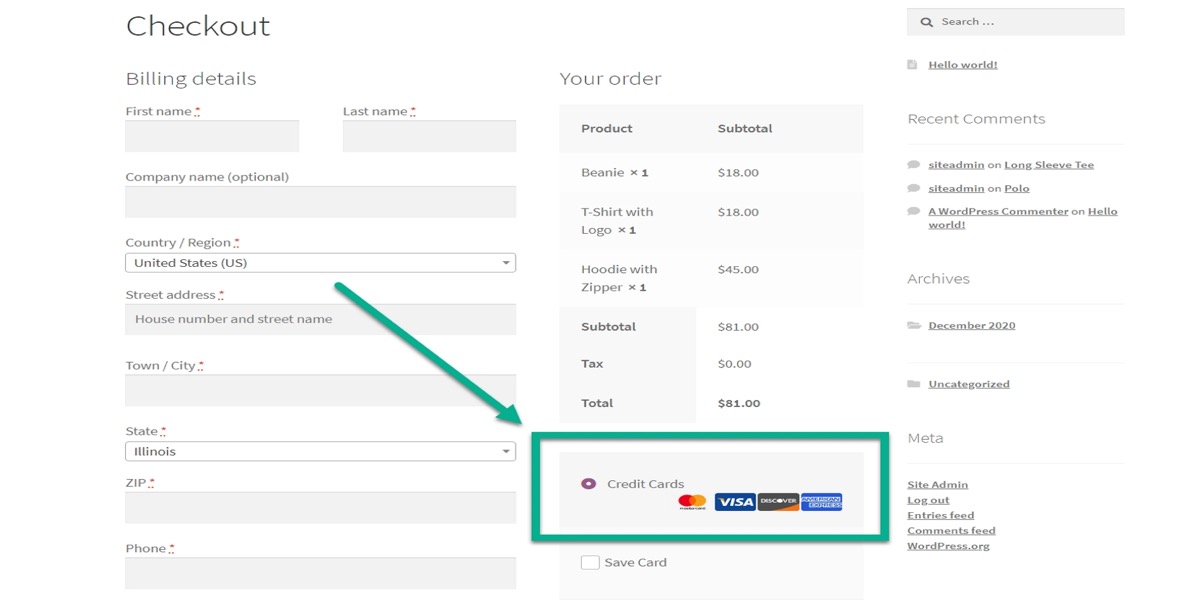 Enable payment request buttons