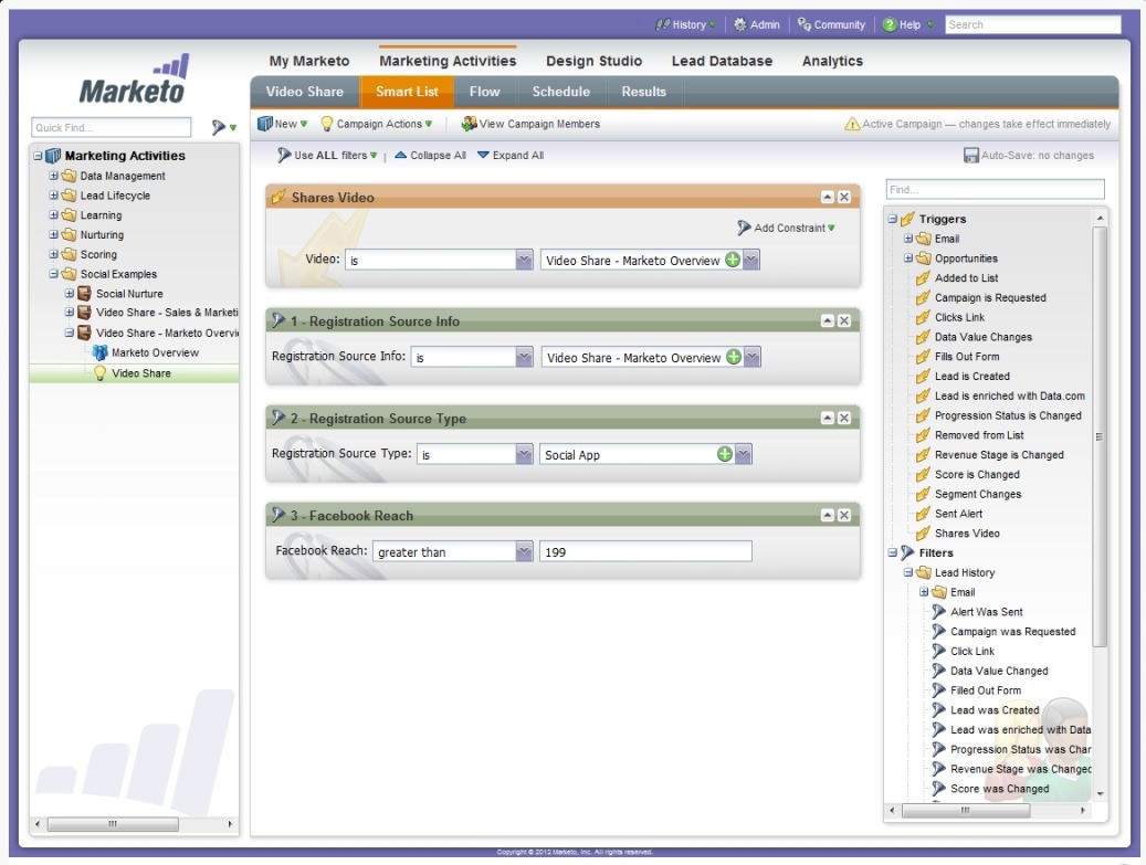 Marketo's key features review
