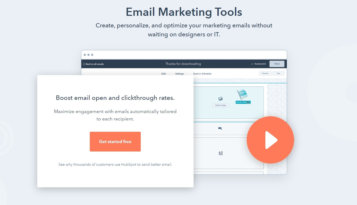 HubSpot Email Marketing