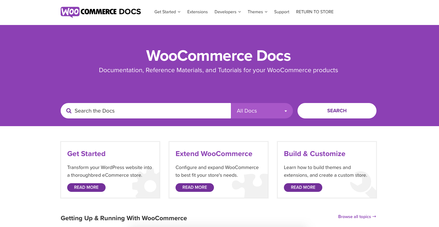 Official WooCommerce support