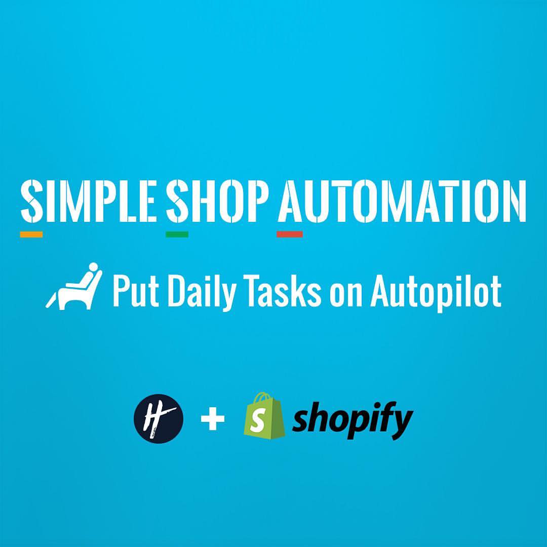 Simple Shop Automation