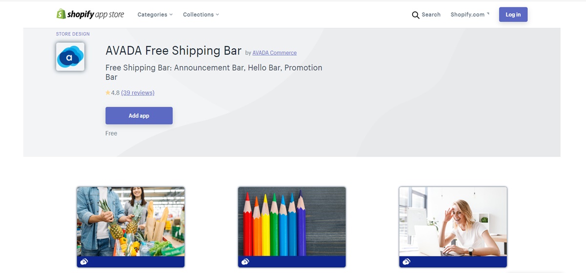 Free Shipping Bar -  Shipping Tool