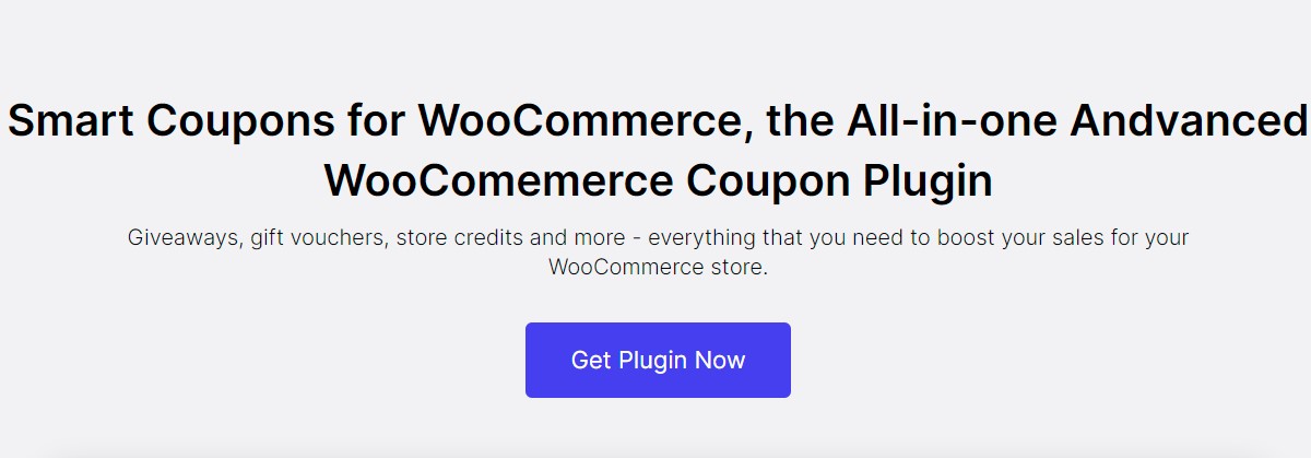 Smart coupons for WooCommerce
