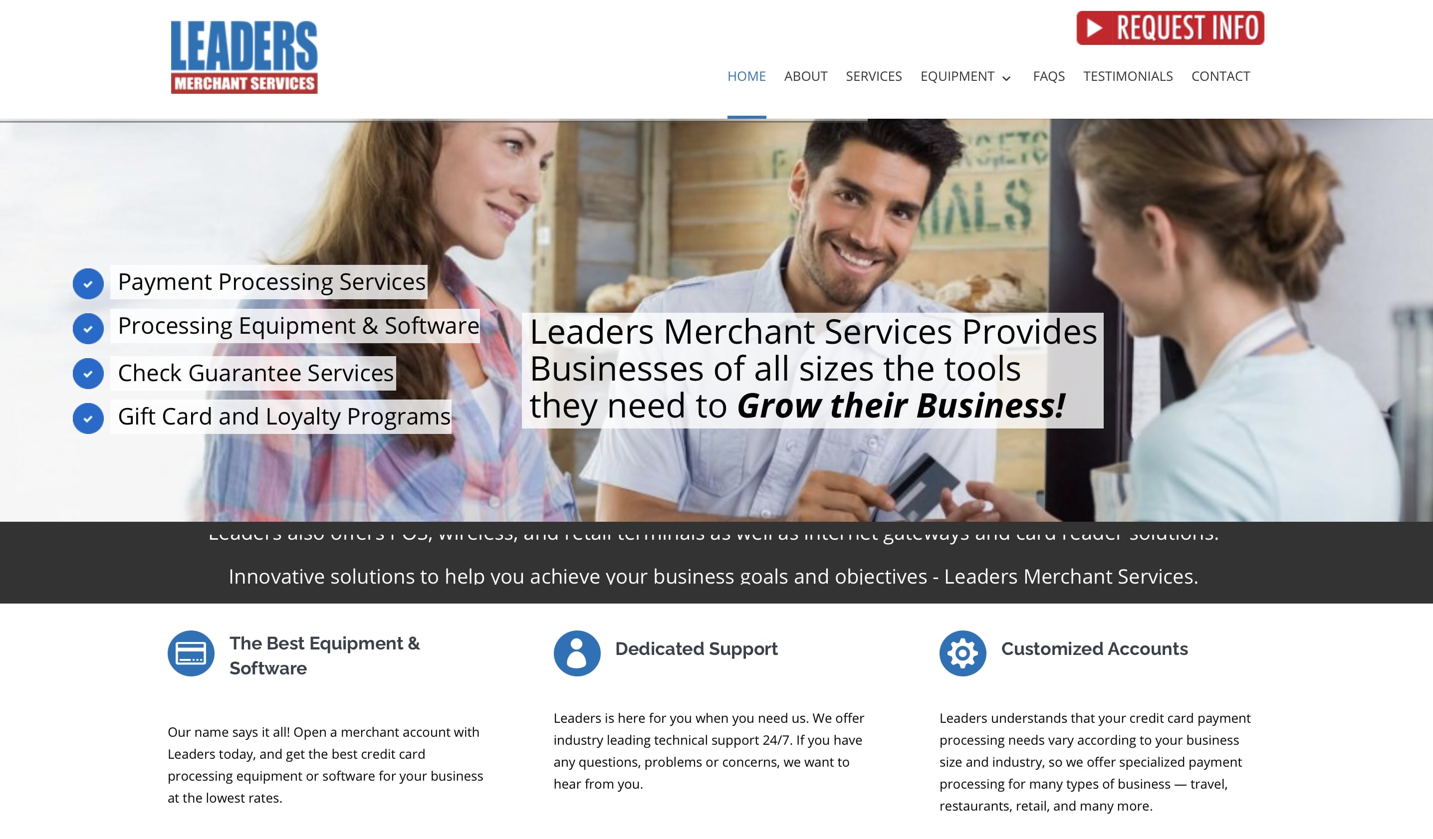 What is Leaders Merchant Services?