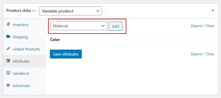 Step 4: Add product attributes