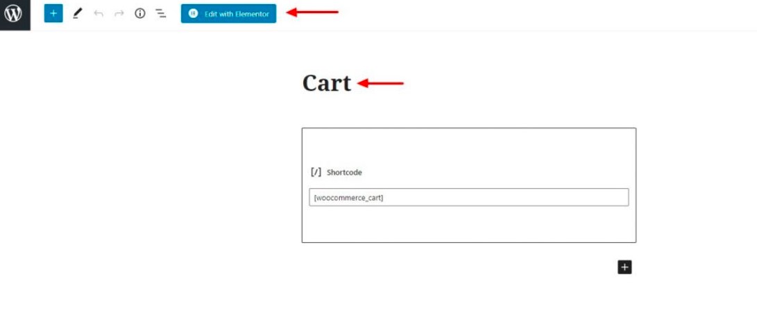 Locate Cart page