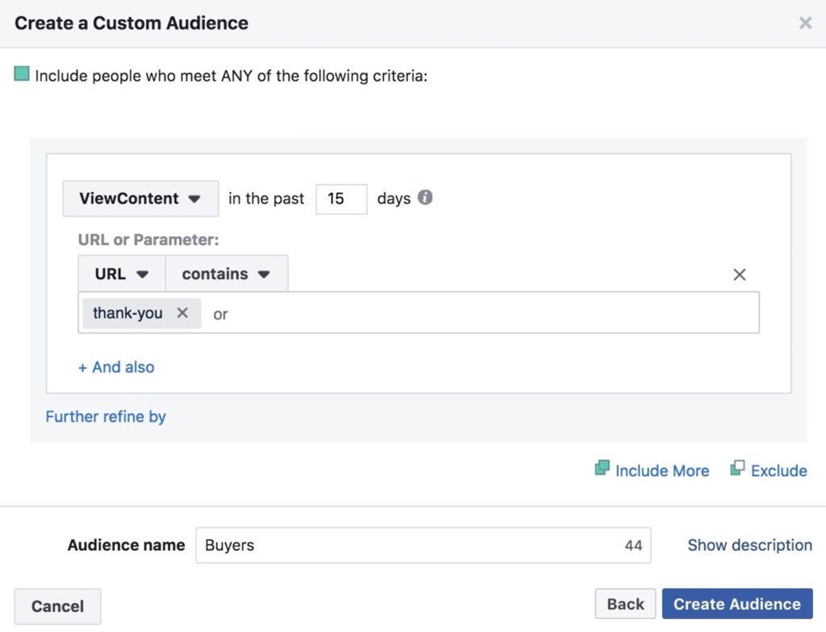 Create a Customer Audience