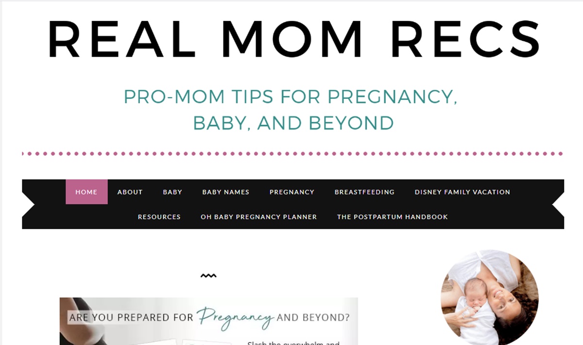 Real Mom Recs blog