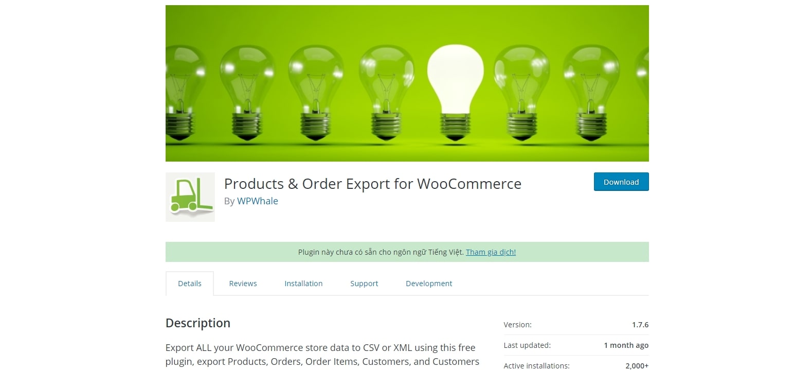 Products & Order export for WooCommerce