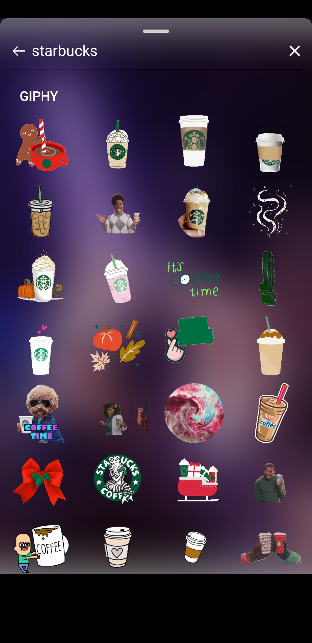 Starbucks' Instagram Gifs