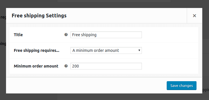 Set up a fixed shipping rate