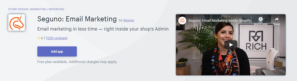 Seguno - Automated email marketing