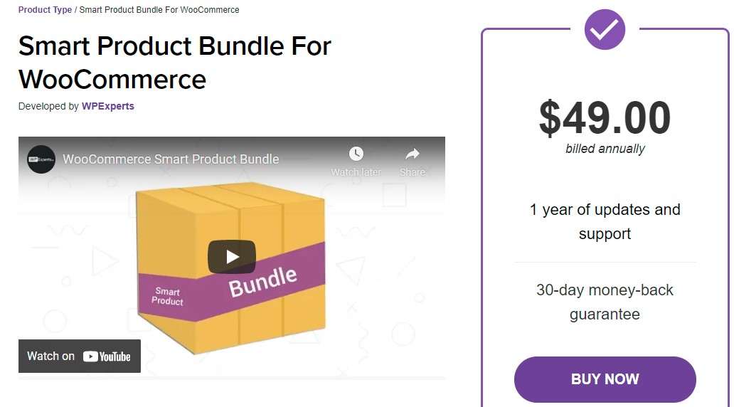 Smart Product Bundle For WooCommerce
