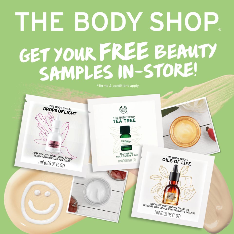 Body Shop, for another example, uses Reciprocity Principle by giving out free samples.
