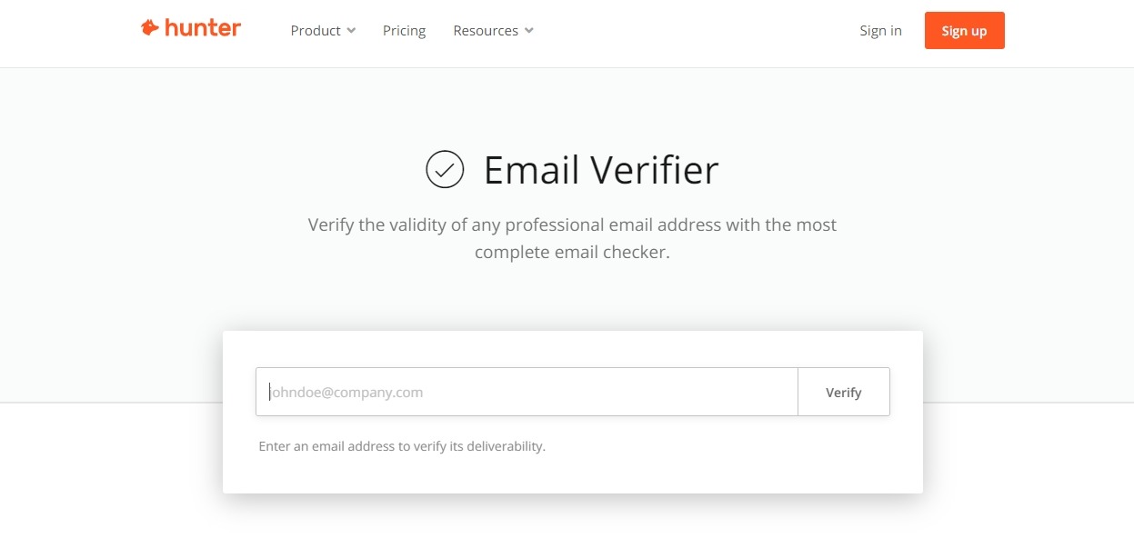 Use an email verification tool