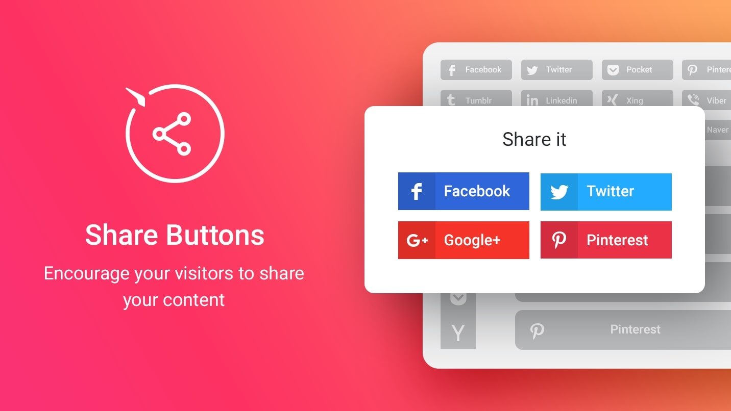 Use Social Share Buttons
