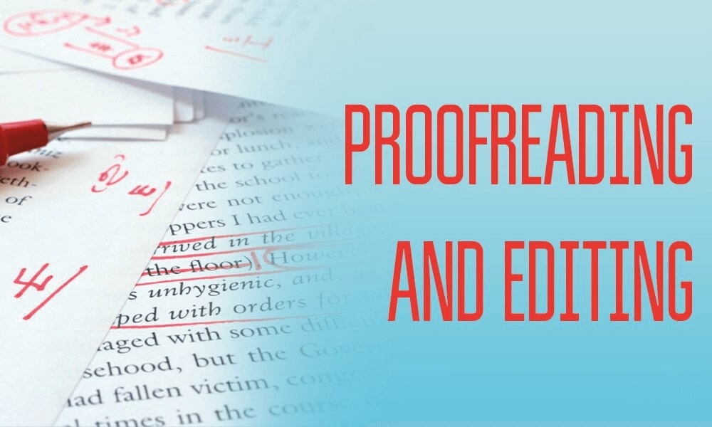 Write, Edit, Proofread