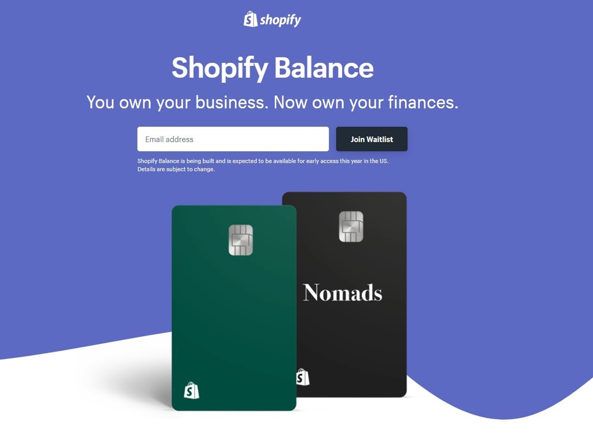 Shopify balance