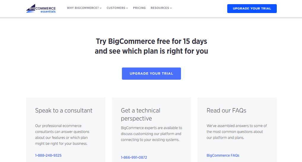 Upgrade your BigCommerce trial to get more offers like this