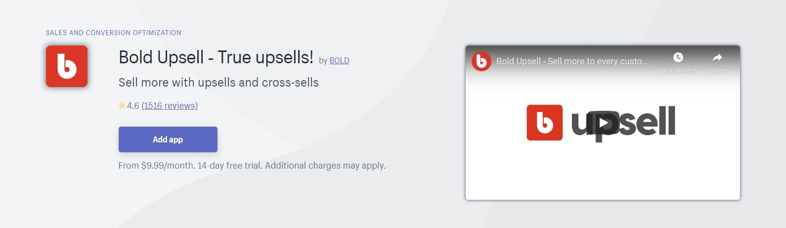 What is Bold Upsell?