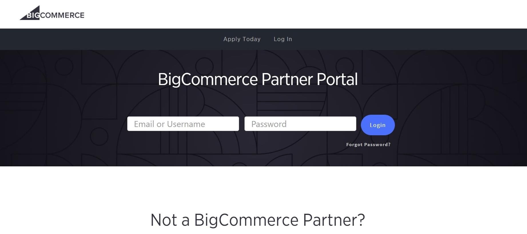 BigCommerce Partner Portal