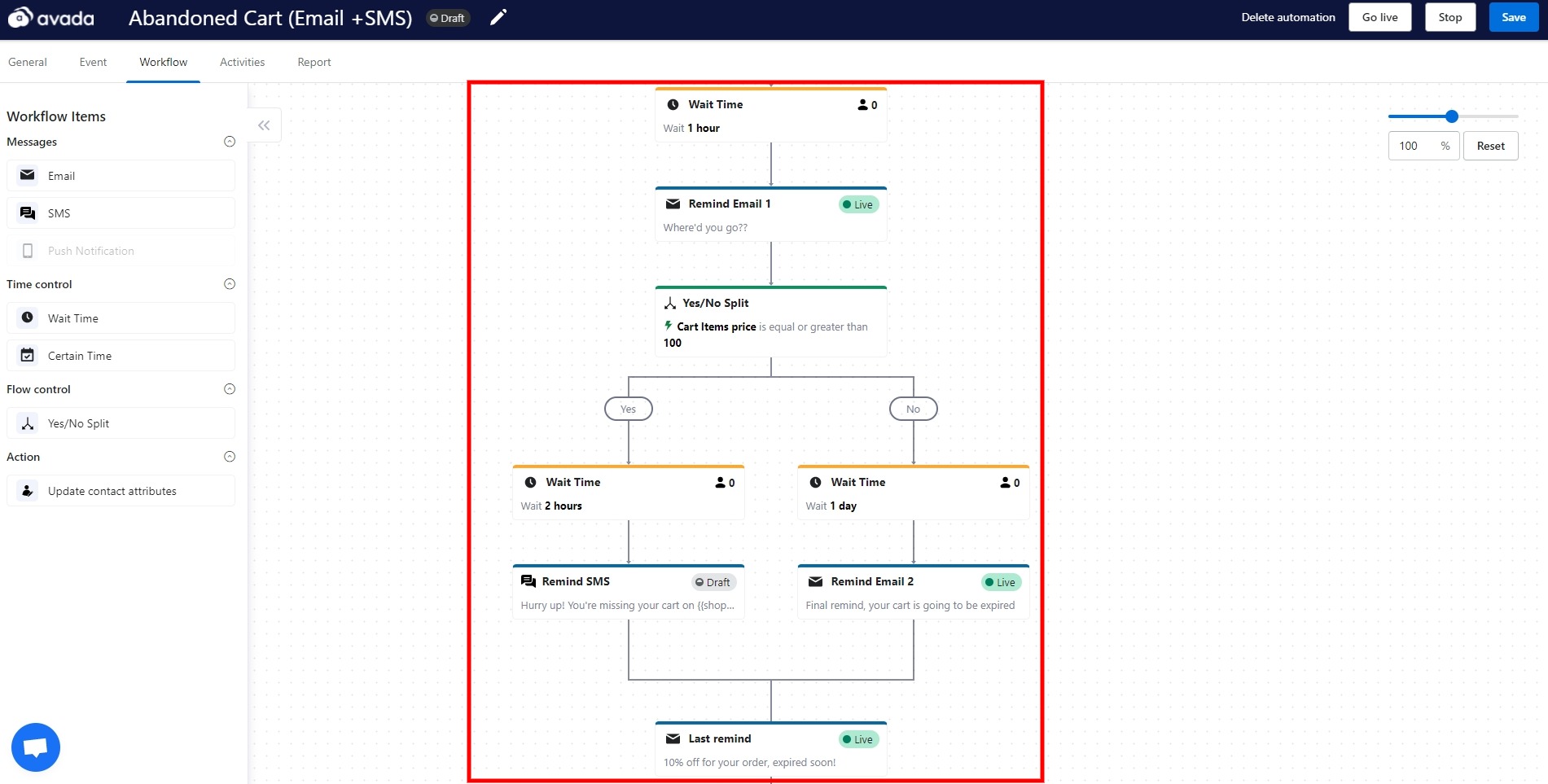 Set up drip campaigns