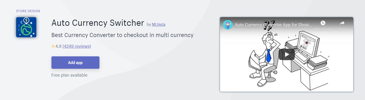 Auto Currency Switcher - Currency converter