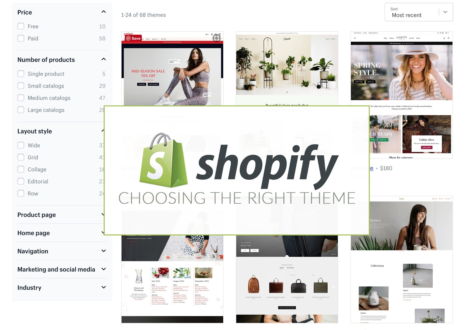 Shopify themes