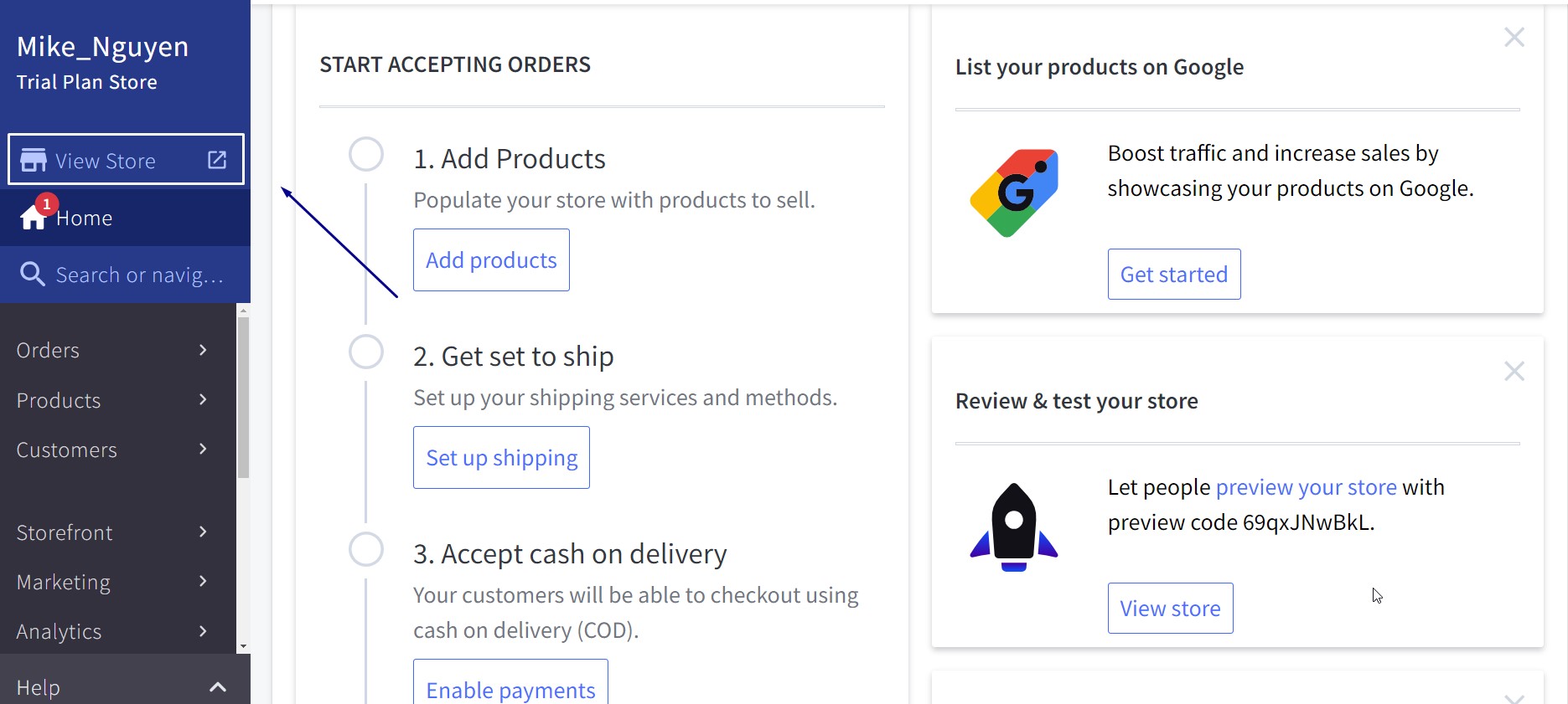 How To Find Your BigCommerce Preview Code 
