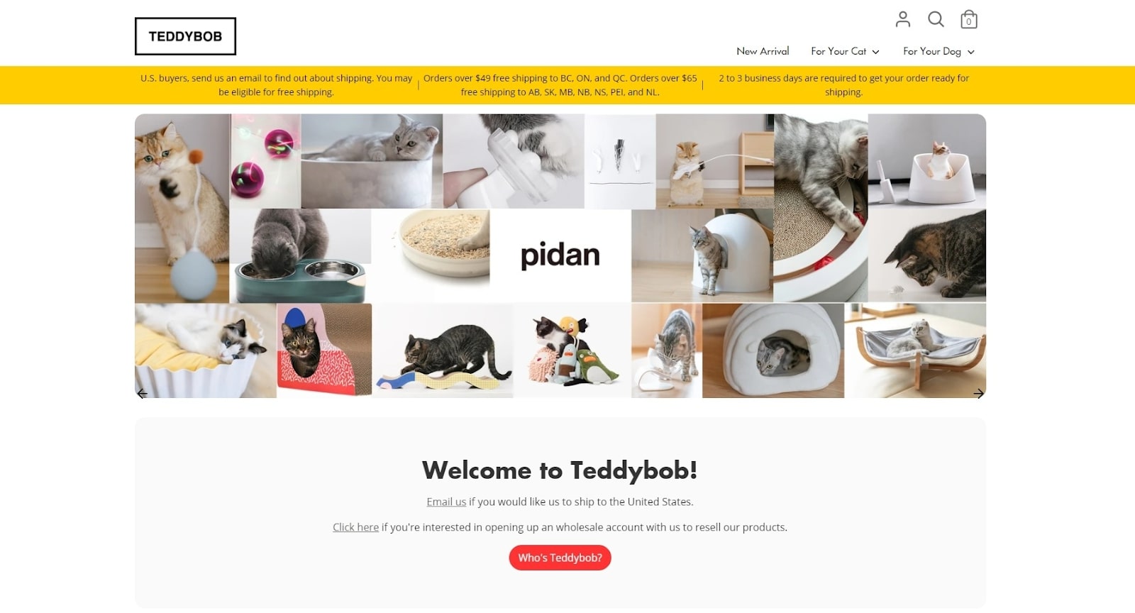 TeddyBob Pet Supplies