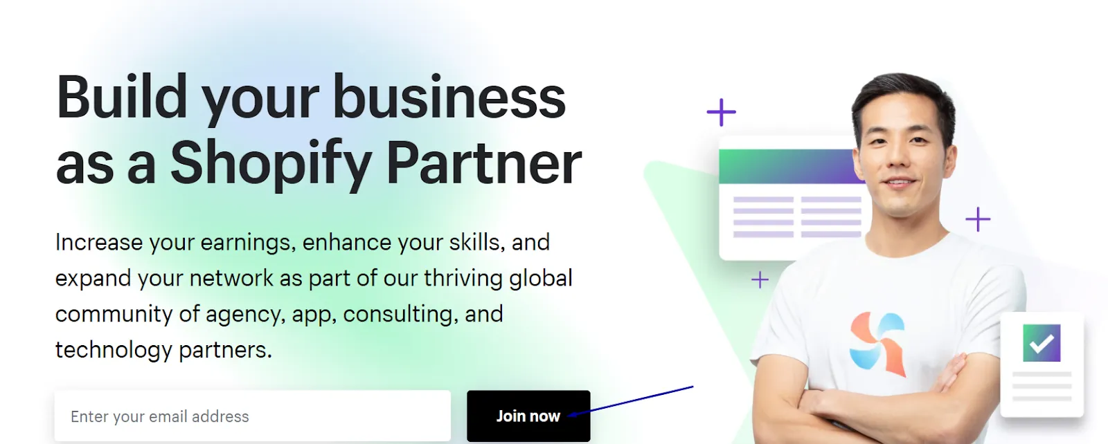 Join the Shopify Partner program
