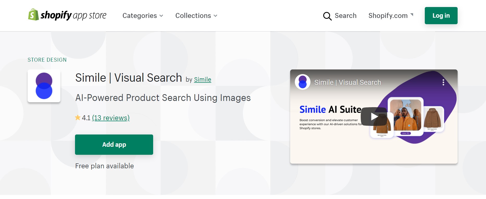 Simile - Smart Visual Search