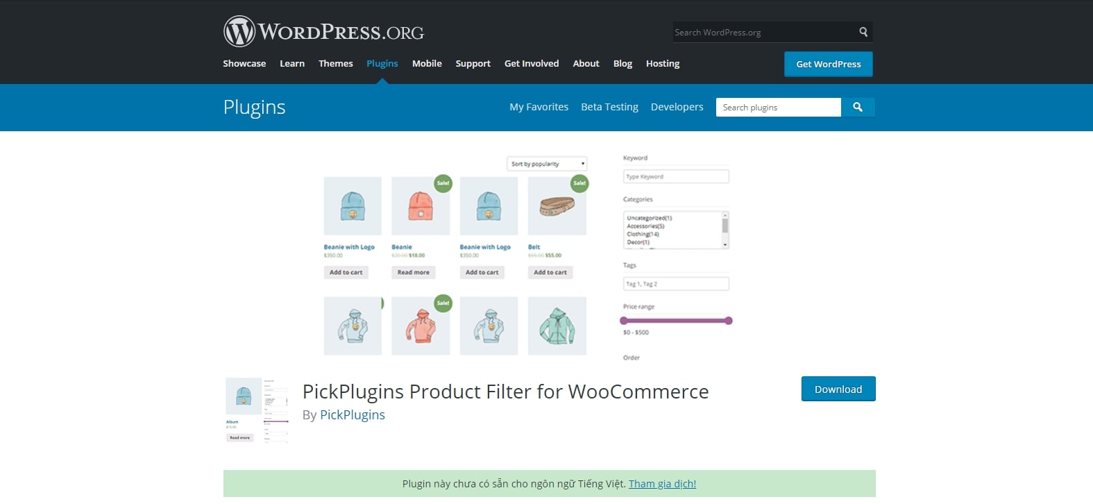 PickPlugins WC Product Filter Plugin