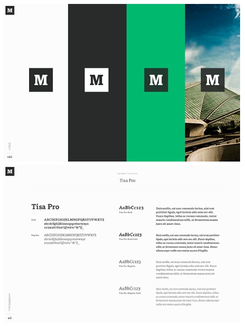 Medium includes specific explanations and diverse examples in its brand guideline